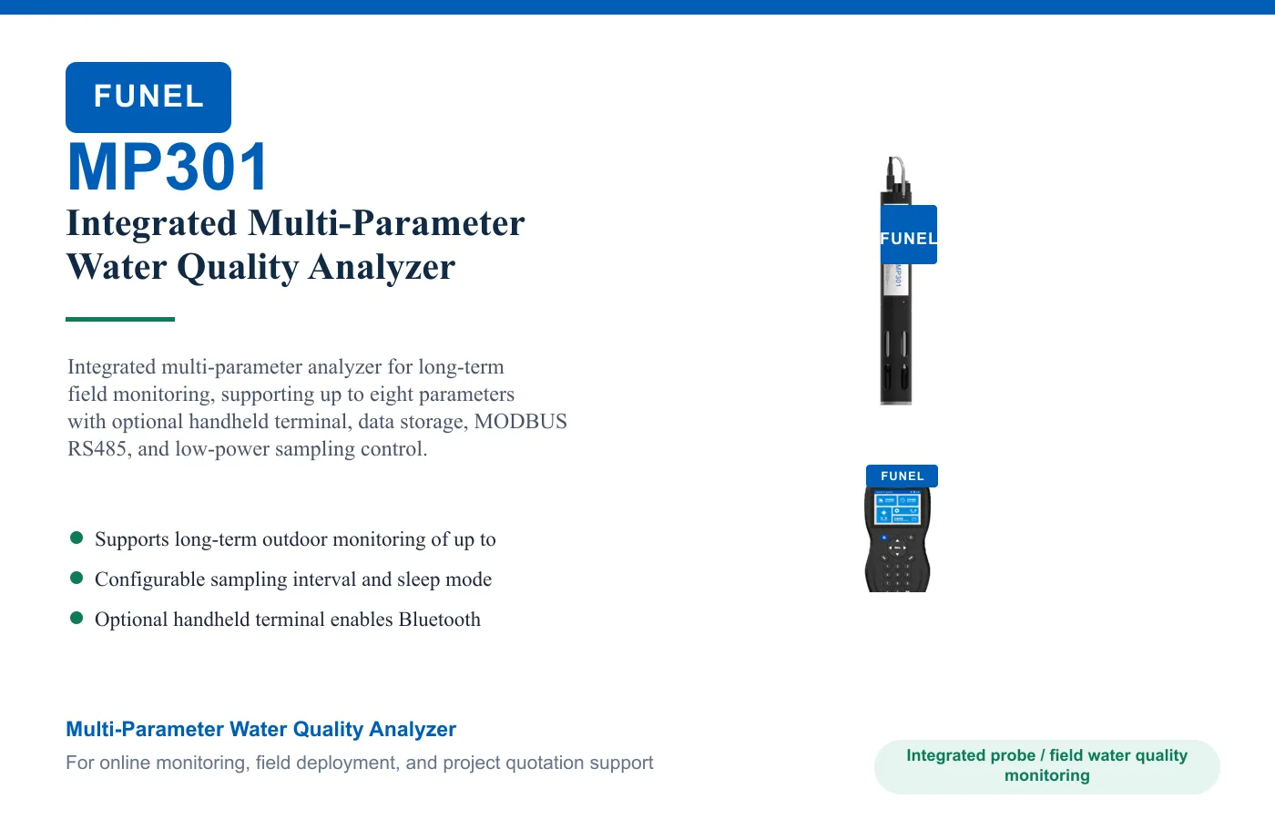 MP301 Integrated Multi-Parameter Water Quality Analyzer