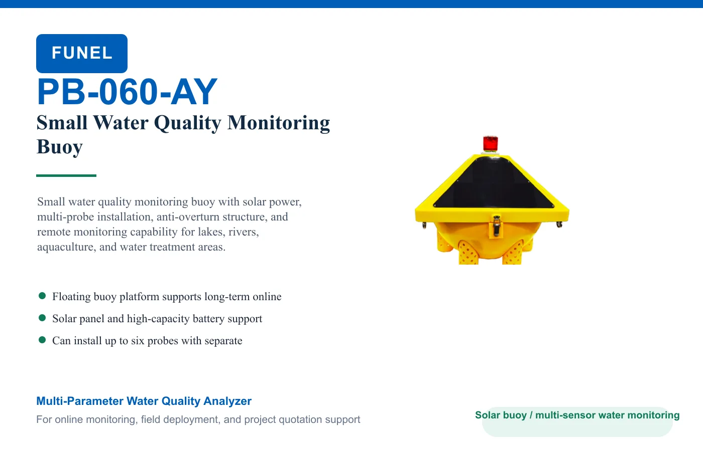 PB-060-AY Small Water Quality Monitoring Buoy